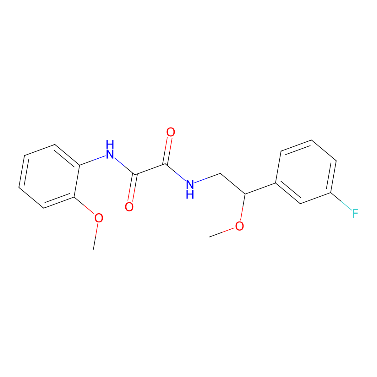 N1-(2-(3-fluorophenyl)-2-methoxyethyl)-N2-(2-methoxyphenyl)oxalamide molecular structure, CAS 1797640-91-5