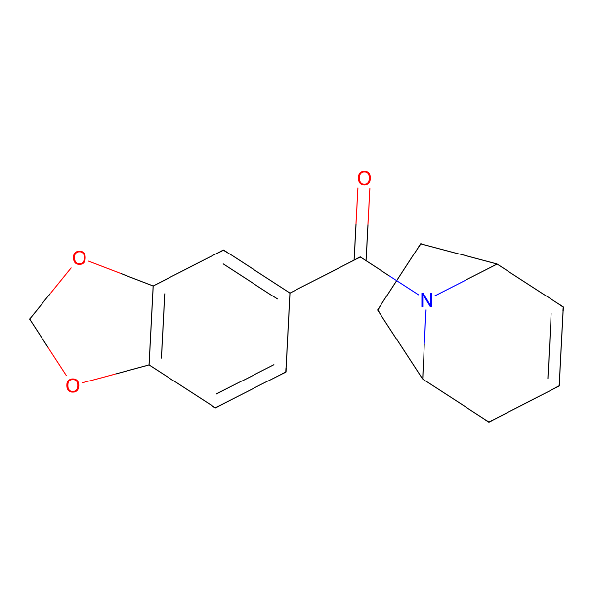 benzo[d][1,3]dioxol-5-yl((1R,5S)-8-azabicyclo[3.2.1]oct-2-en-8-yl)methanone molecular structure, CAS 1797642-92-2