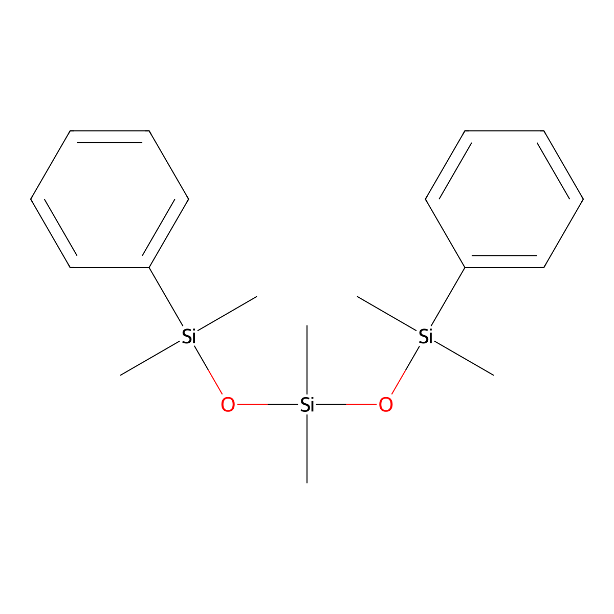 1,1,3,3,5,5-Hexamethyl-1,5-diphenyltrisiloxane molecular structure, CAS 17977-72-9