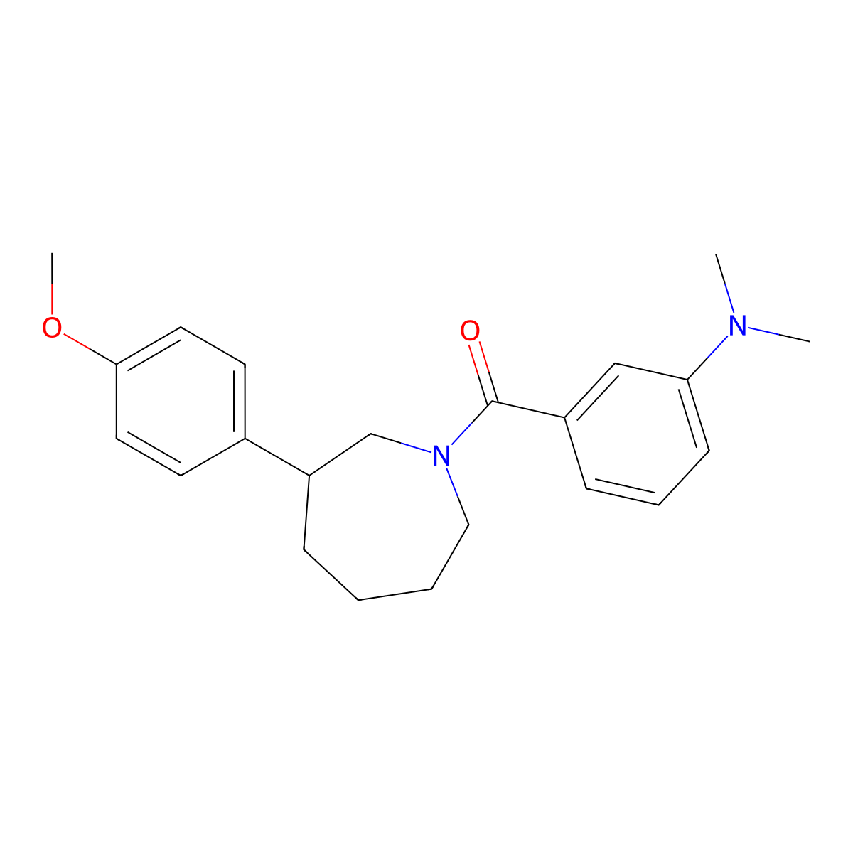 (3-(Dimethylamino)phenyl)(3-(4-methoxyphenyl)azepan-1-yl)methanone molecular structure, CAS 1797726-85-2