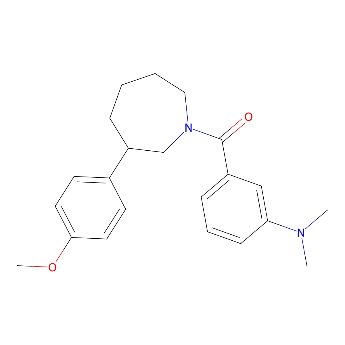(3-(Dimethylamino)phenyl)(3-(4-methoxyphenyl)azepan-1-yl)methanone molecular structure, CAS 1797726-85-2