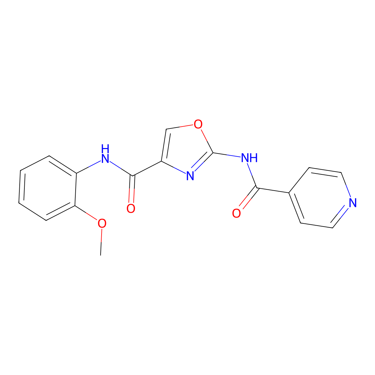 2-(isonicotinamido)-N-(2-methoxyphenyl)oxazole-4-carboxamide molecular structure, CAS 1797736-23-2