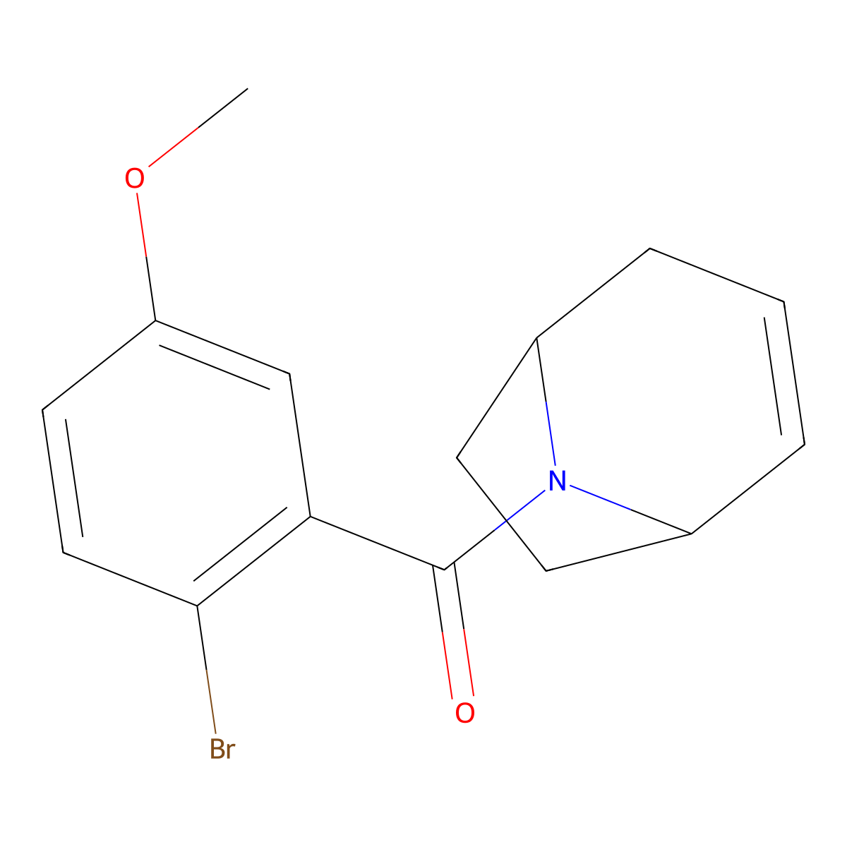 (1R,5S)-8-azabicyclo[3.2.1]oct-2-en-8-yl(2-bromo-5-methoxyphenyl)methanone molecular structure, CAS 1797739-61-7