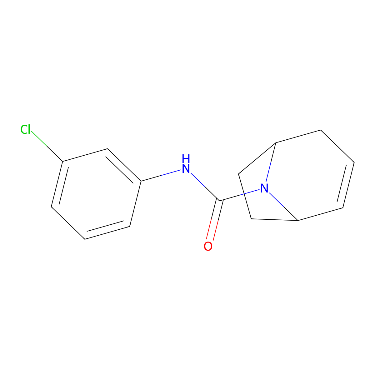 N-(3-Chlorophenyl)-8-azabicyclo[3.2.1]oct-2-ene-8-carboxamide molecular structure, CAS 1797740-75-0