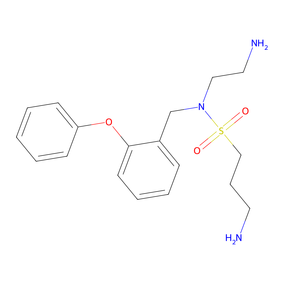 3-amino-N-(2-aminoethyl)-N-[(2-phenoxyphenyl)methyl]propane-1-sulfonamide molecular structure, CAS 1797772-54-3