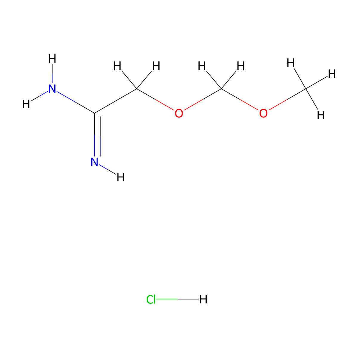 2-(Methoxymethoxy)ethanimidamide hydrochloride molecular structure, CAS 1797795-96-0