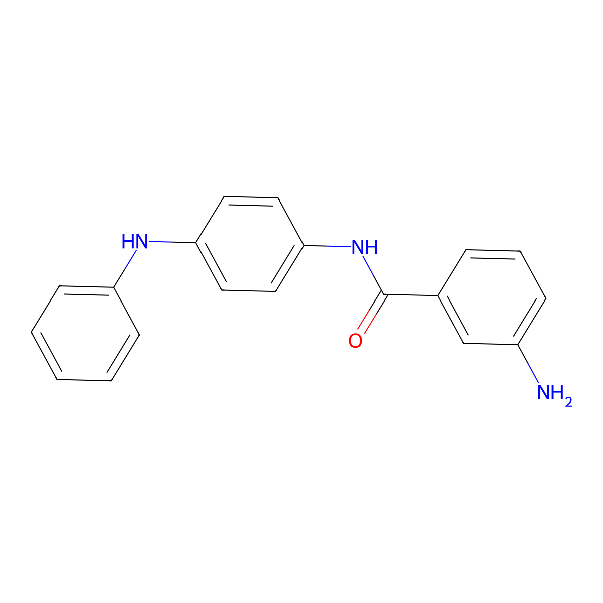 3-amino-N-[4-(phenylamino)phenyl]benzamide molecular structure, CAS 1797861-62-1