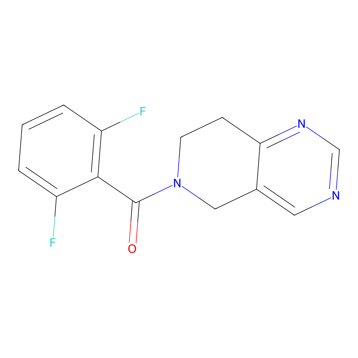 (2,6-difluorophenyl)(7,8-dihydropyrido[4,3-d]pyrimidin-6(5H)-yl)methanone molecular structure, CAS 1797874-94-2