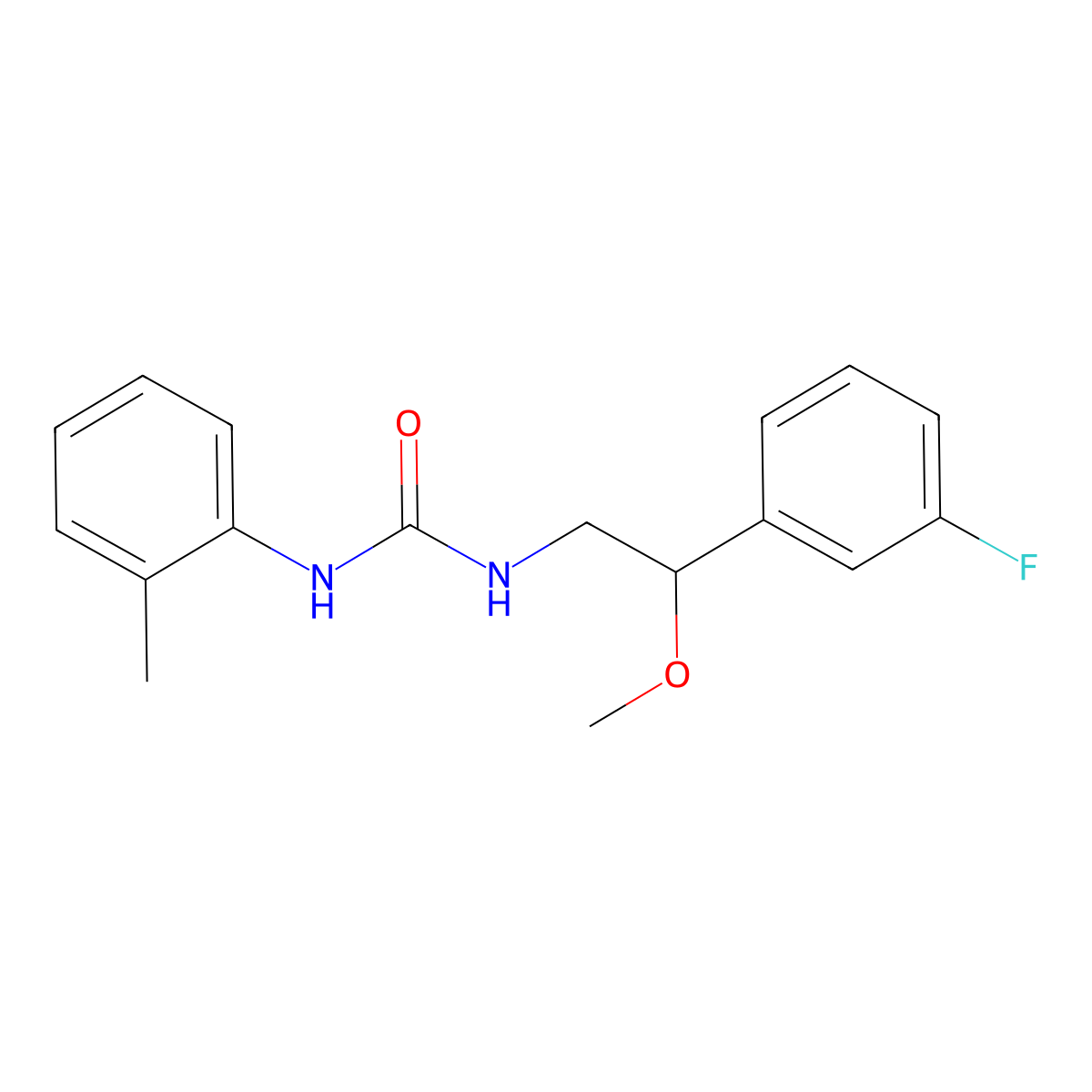 1-(2-(3-Fluorophenyl)-2-methoxyethyl)-3-(o-tolyl)urea molecular structure, CAS 1797877-03-2