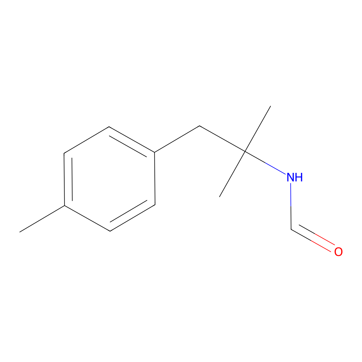 N-[2-methyl-1-(4-methylphenyl)propan-2-yl]formamide molecular structure, CAS 1797878-26-2