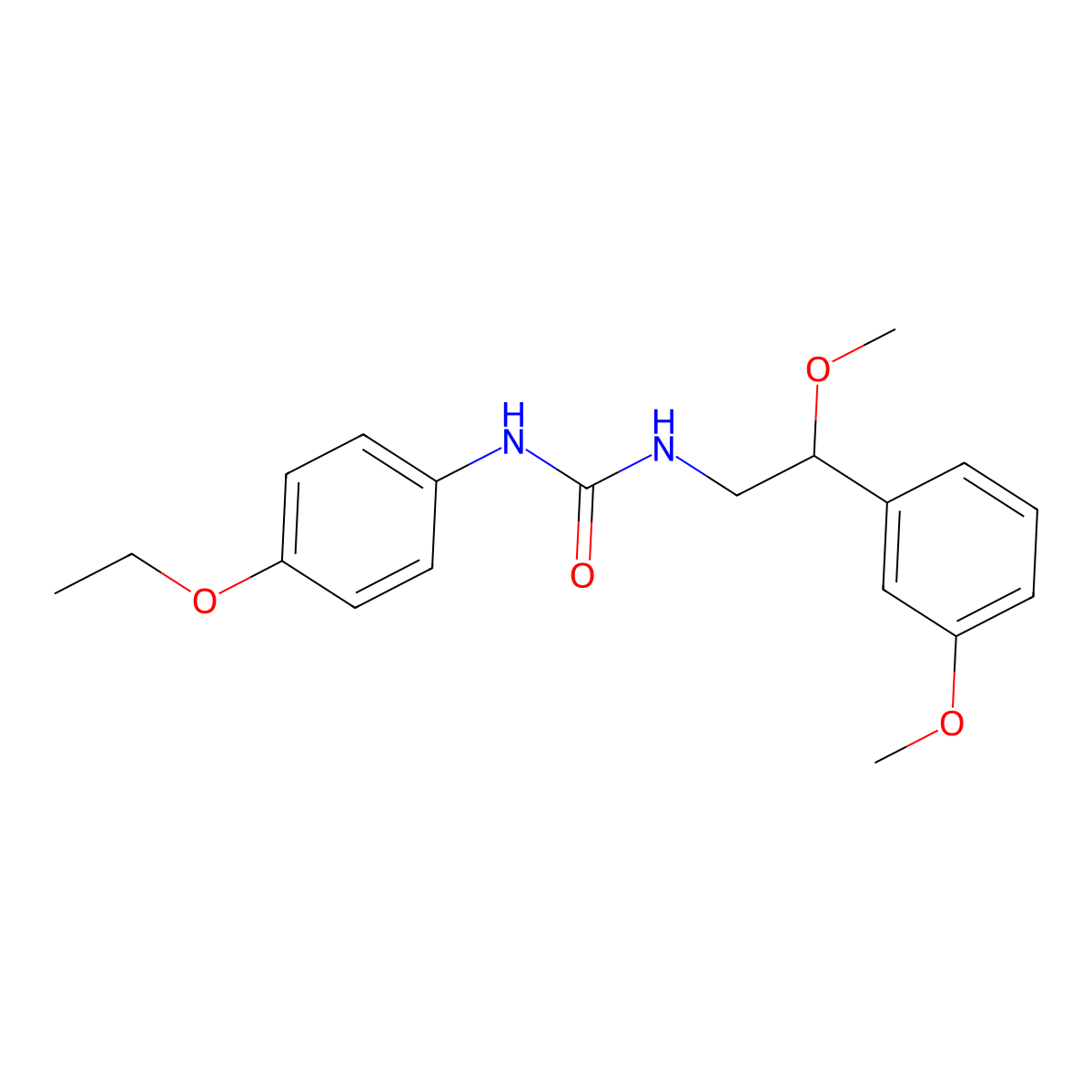 1-(4-Ethoxyphenyl)-3-[2-methoxy-2-(3-methoxyphenyl)ethyl]urea molecular structure, CAS 1797880-59-1