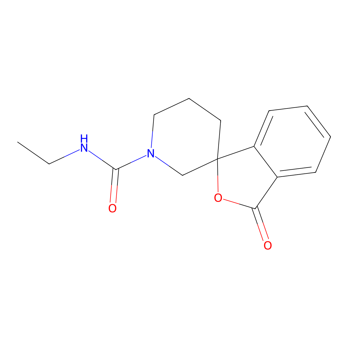 N-ethyl-3-oxo-3H-spiro[isobenzofuran-1,3'-piperidine]-1'-carboxamide molecular structure, CAS 1797890-89-1