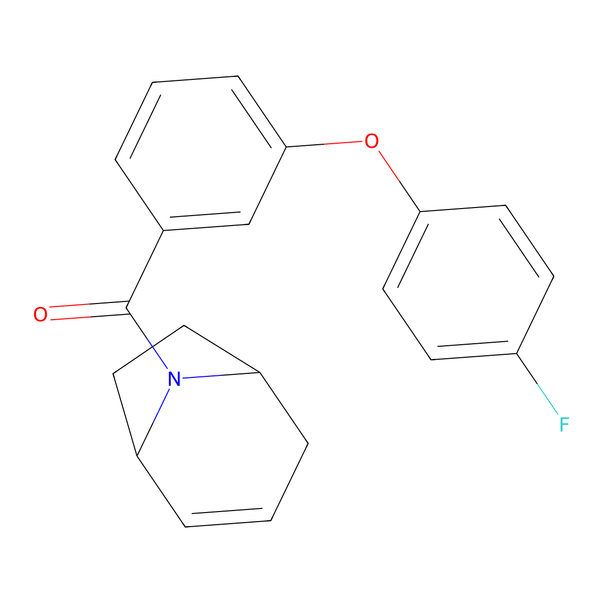 (1R,5S)-8-azabicyclo[3.2.1]oct-2-en-8-yl(3-(4-fluorophenoxy)phenyl)methanone molecular structure, CAS 1797892-31-9