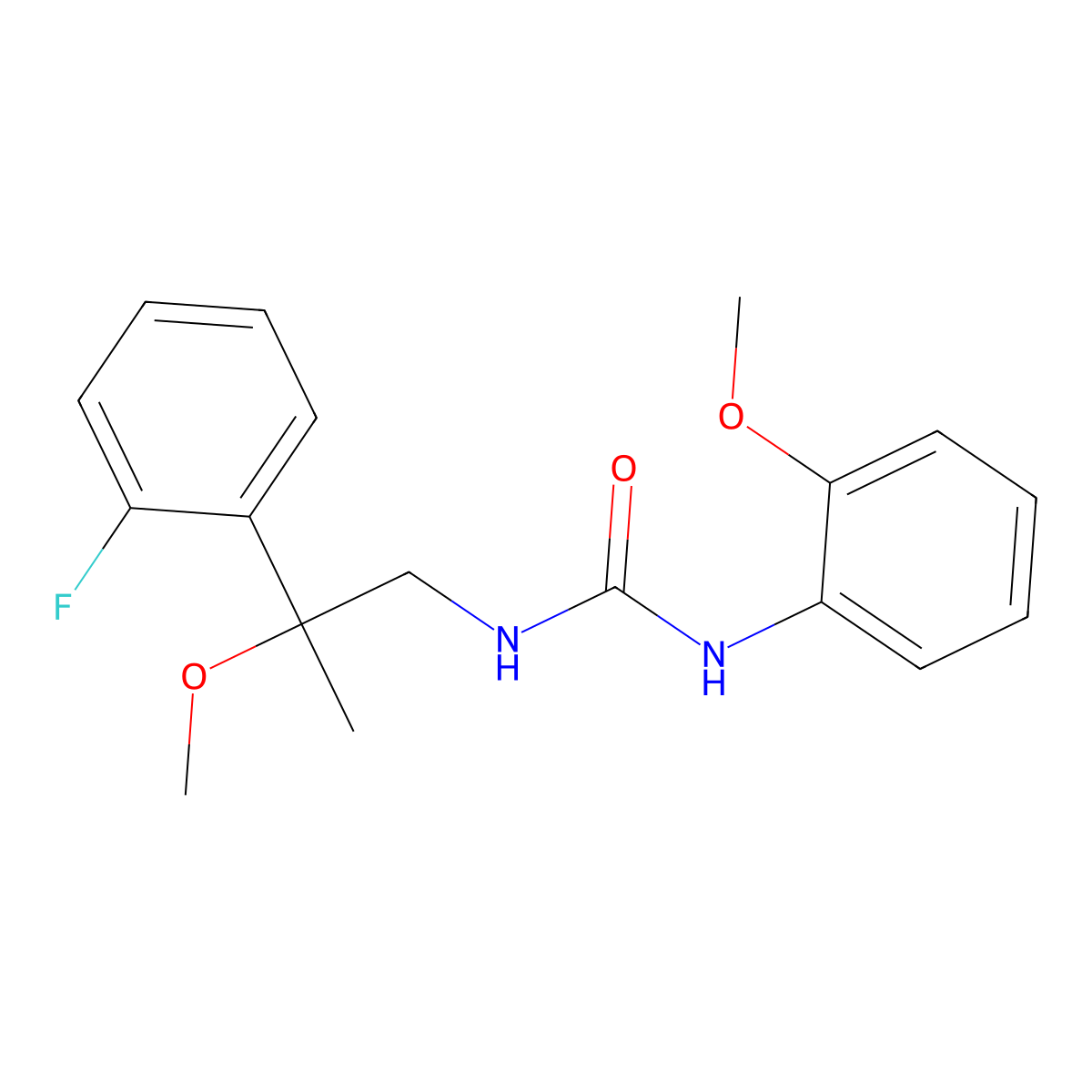 1-(2-(2-Fluorophenyl)-2-methoxypropyl)-3-(2-methoxyphenyl)urea molecular structure, CAS 1797900-56-1