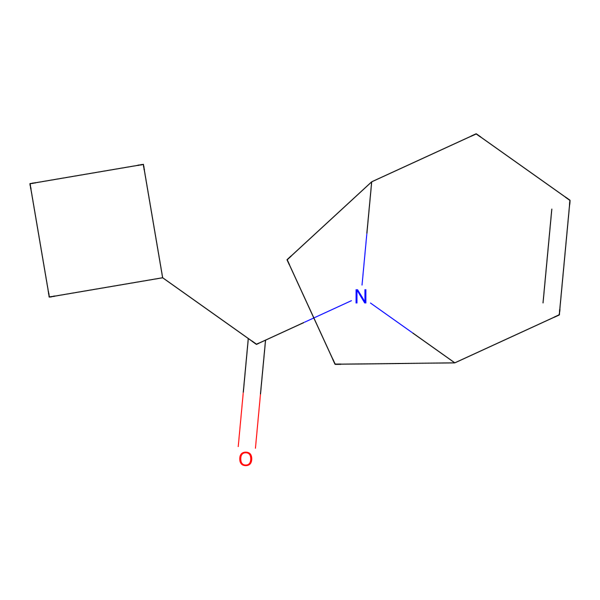 (1R,5S)-8-azabicyclo[3.2.1]oct-2-en-8-yl(cyclobutyl)methanone molecular structure, CAS 1797904-33-6