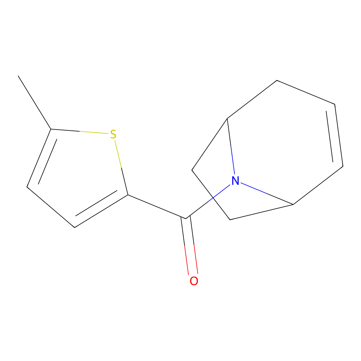 (1R,5S)-8-azabicyclo[3.2.1]oct-2-en-8-yl(5-methylthiophen-2-yl)methanone molecular structure, CAS 1797904-82-5