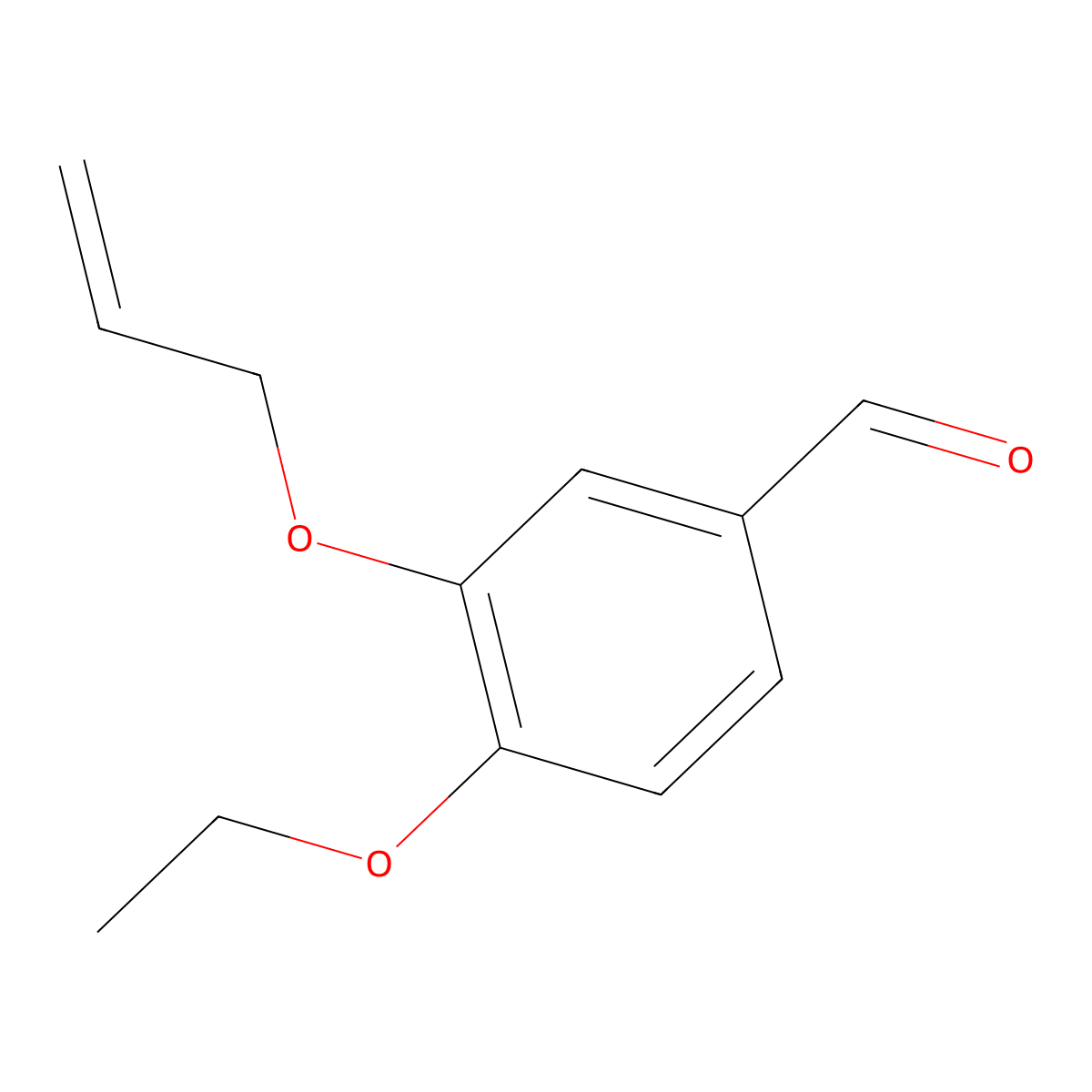 4-Ethoxy-3-(prop-2-en-1-yloxy)benzaldehyde molecular structure, CAS 1797940-59-0