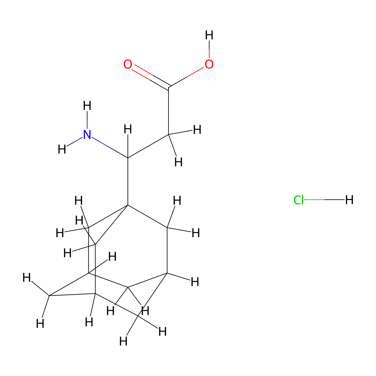 3-(Adamantan-1-yl)-3-aminopropanoic acid hydrochloride molecular structure, CAS 1797941-67-3