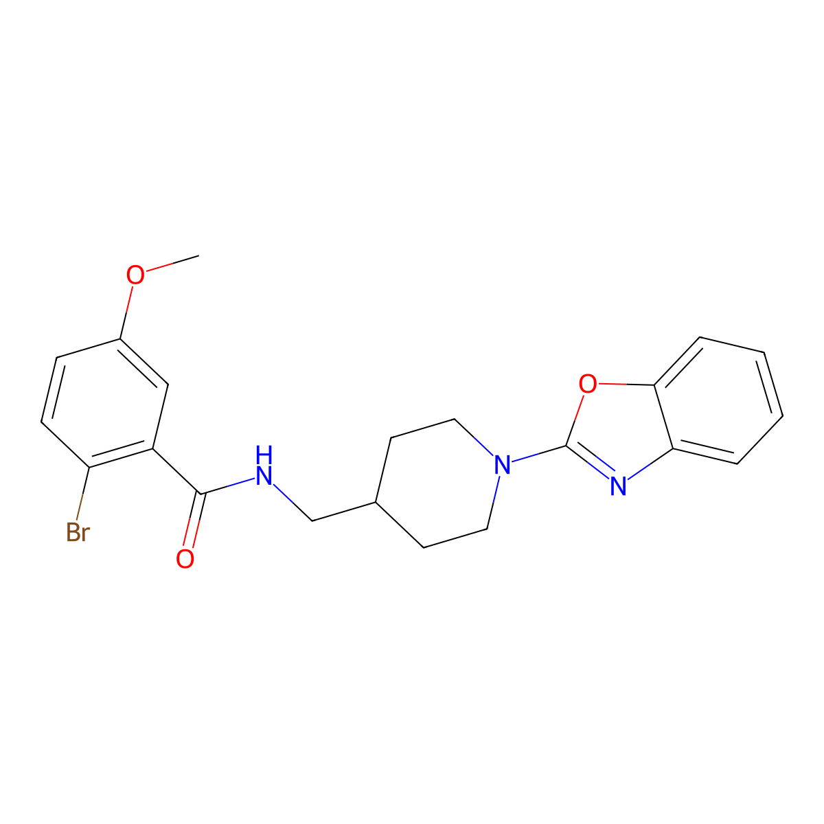 N-((1-(benzo[d]oxazol-2-yl)piperidin-4-yl)methyl)-2-bromo-5-methoxybenzamide molecular structure, CAS 1797954-03-0