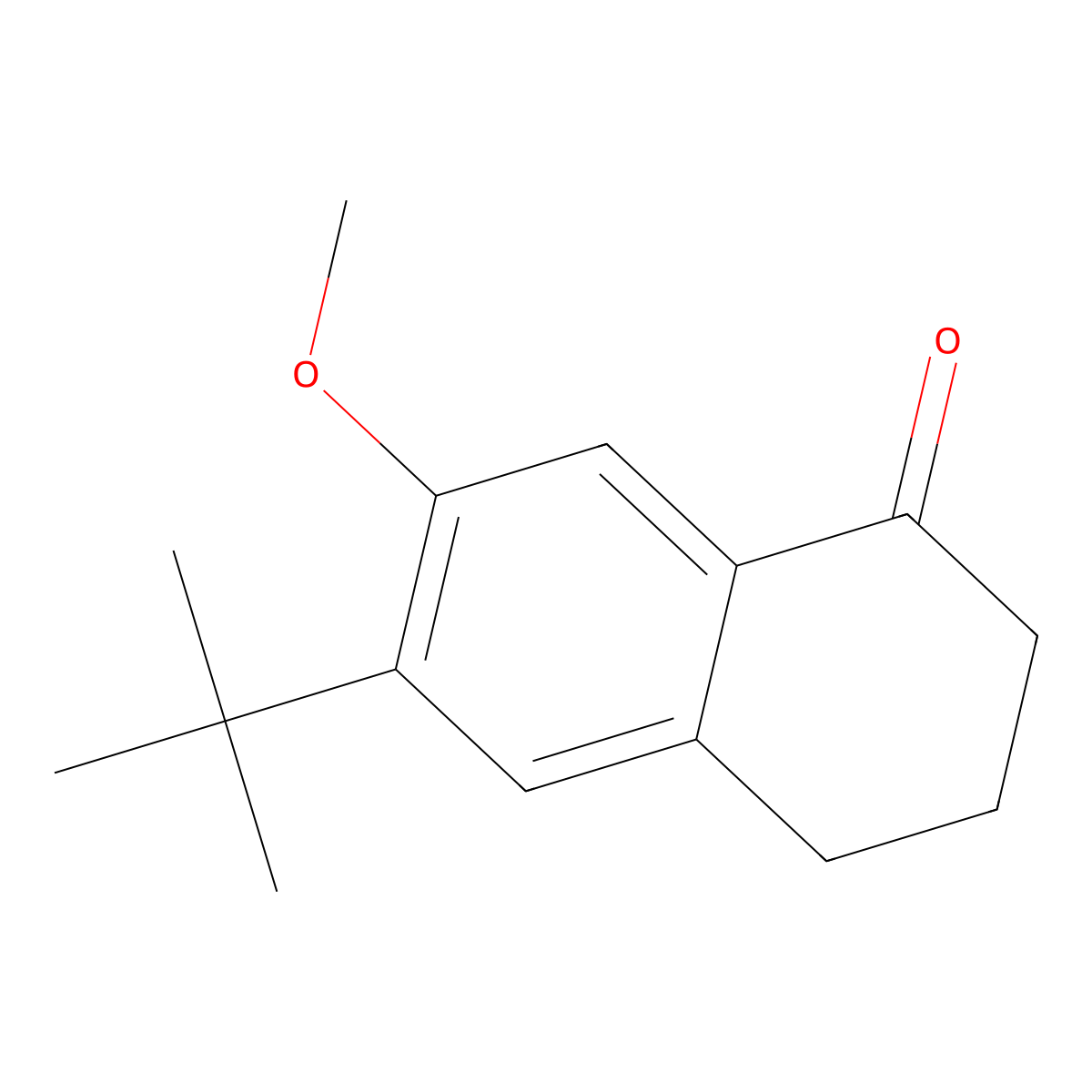 6-Tert-butyl-7-methoxy-1,2,3,4-tetrahydronaphthalen-1-one molecular structure, CAS 1797966-37-0