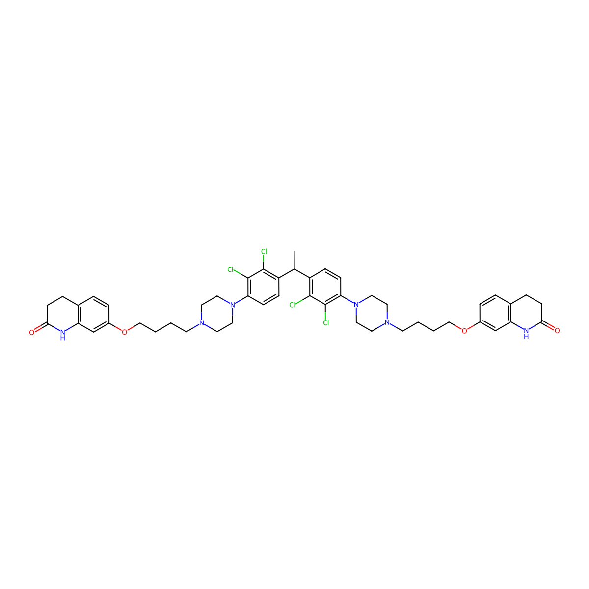 Aripiprazole dimer molecular structure, CAS 1797986-18-5