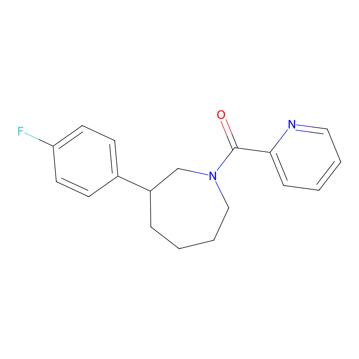 (3-(4-Fluorophenyl)azepan-1-yl)(pyridin-2-yl)methanone molecular structure, CAS 1798019-39-2