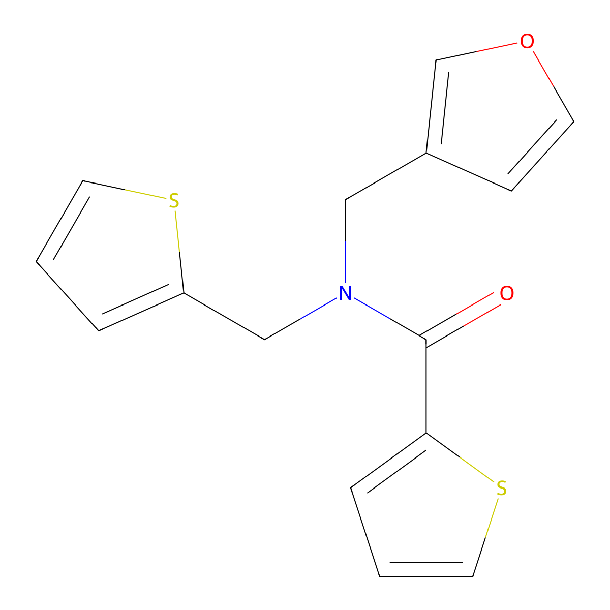 N-(furan-3-ylmethyl)-N-(thiophen-2-ylmethyl)thiophene-2-carboxamide molecular structure, CAS 1798023-93-4