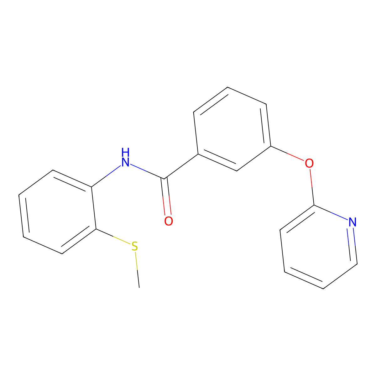N-(2-(methylthio)phenyl)-3-(pyridin-2-yloxy)benzamide molecular structure, CAS 1798030-51-9