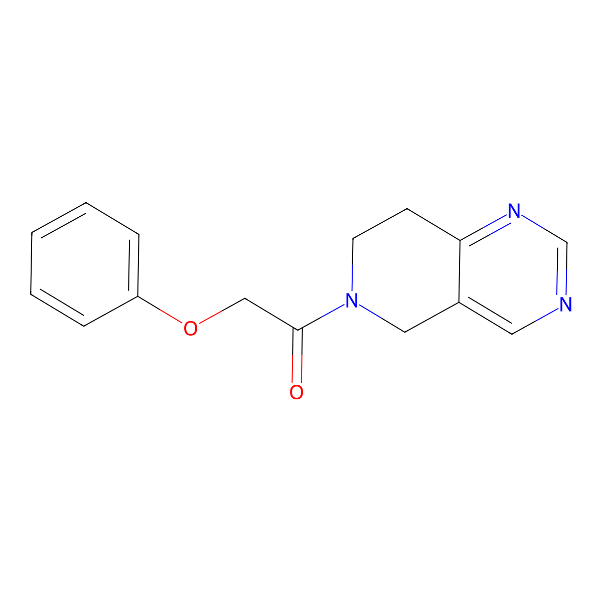 1-(7,8-dihydropyrido[4,3-d]pyrimidin-6(5H)-yl)-2-phenoxyethanone molecular structure, CAS 1798033-15-4