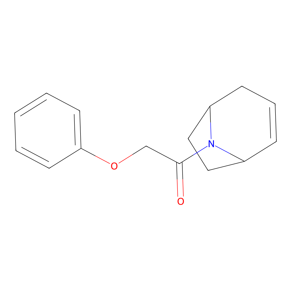 1-((1R,5S)-8-azabicyclo[3.2.1]oct-2-en-8-yl)-2-phenoxyethanone molecular structure, CAS 1798046-58-8