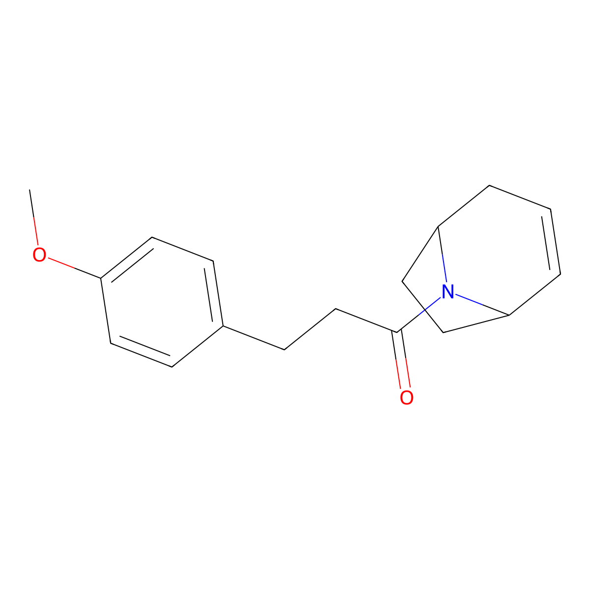 1-((1R,5S)-8-azabicyclo[3.2.1]oct-2-en-8-yl)-3-(4-methoxyphenyl)propan-1-one molecular structure, CAS 1798046-73-7