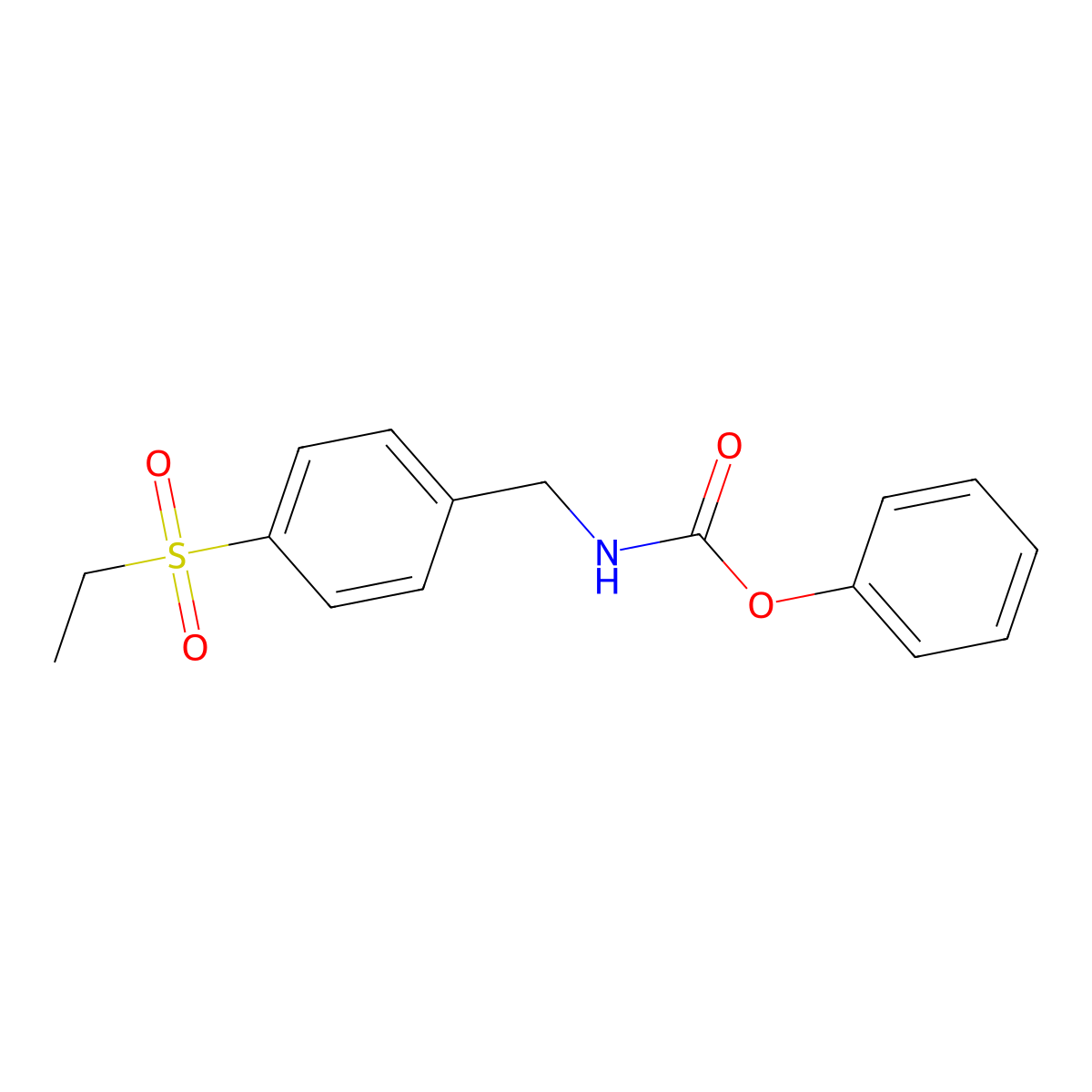 Phenyl 4-(ethylsulfonyl)benzylcarbamate molecular structure, CAS 1798156-68-9