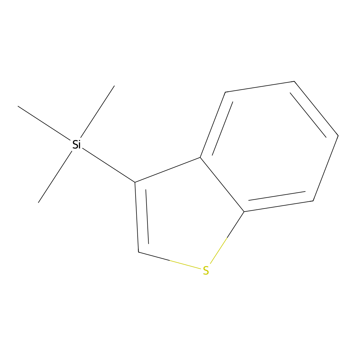 3-(Trimethylsilyl)benzo[b]thiophene molecular structure, CAS 17983-31-2