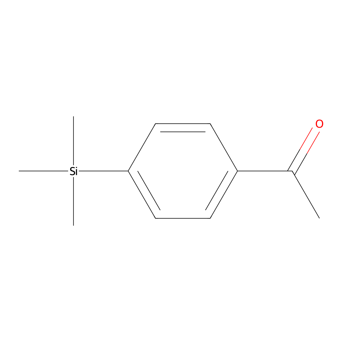 1-(4-(Trimethylsilyl)phenyl)ethan-1-one molecular structure, CAS 17983-61-8