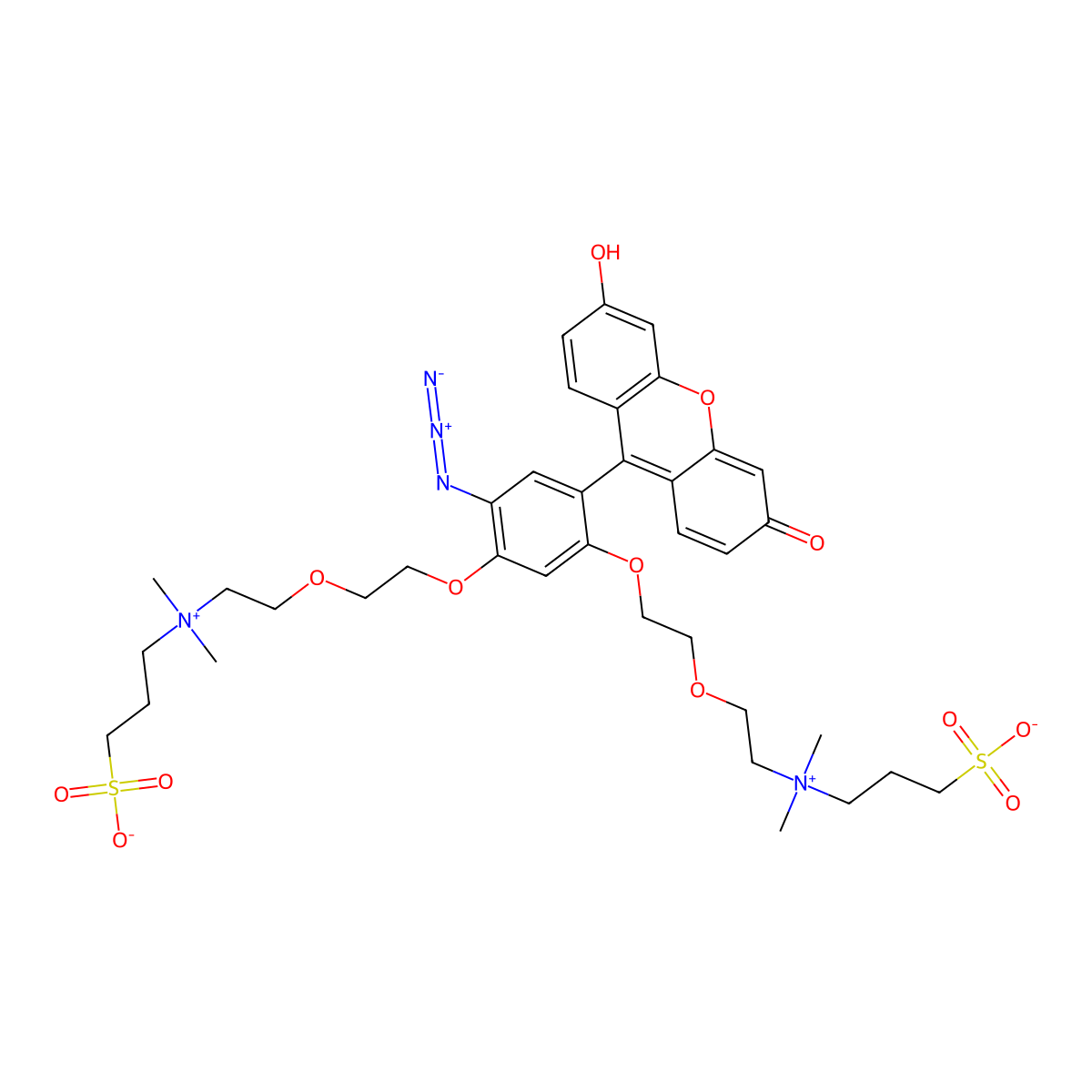 CalFluor 488 Azide molecular structure, CAS 1798305-98-2