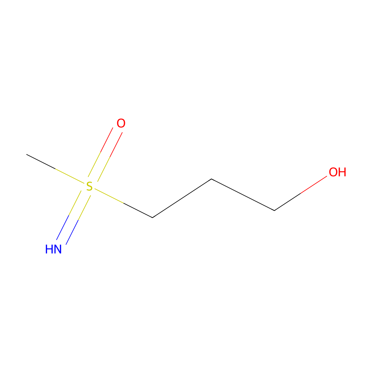 3-(S-methylsulfonimidoyl)propan-1-ol molecular structure, CAS 1798331-38-0