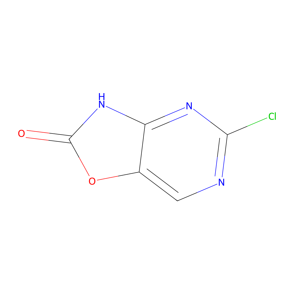 5-chloro-2H,3H-[1,3]oxazolo[4,5-d]pyrimidin-2-one molecular structure, CAS 1798335-49-5