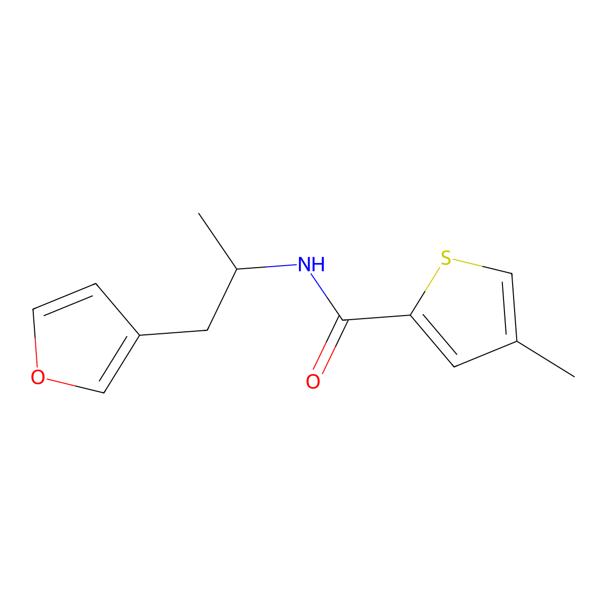 N-[1-(furan-3-yl)propan-2-yl]-4-methylthiophene-2-carboxamide molecular structure, CAS 1798458-94-2
