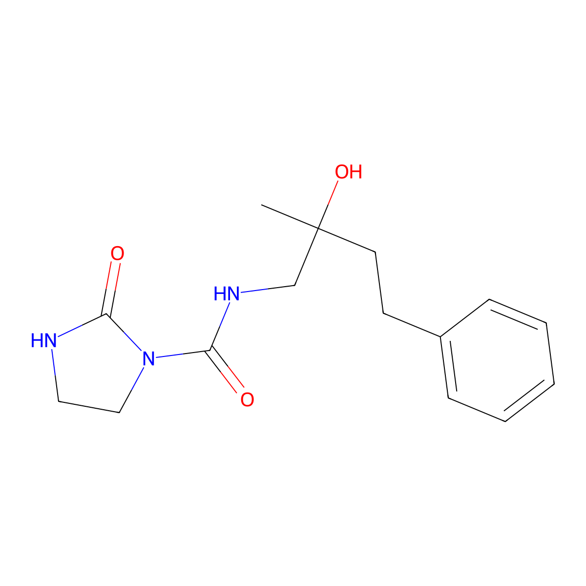 N-(2-hydroxy-2-methyl-4-phenylbutyl)-2-oxoimidazolidine-1-carboxamide molecular structure, CAS 1798459-18-3
