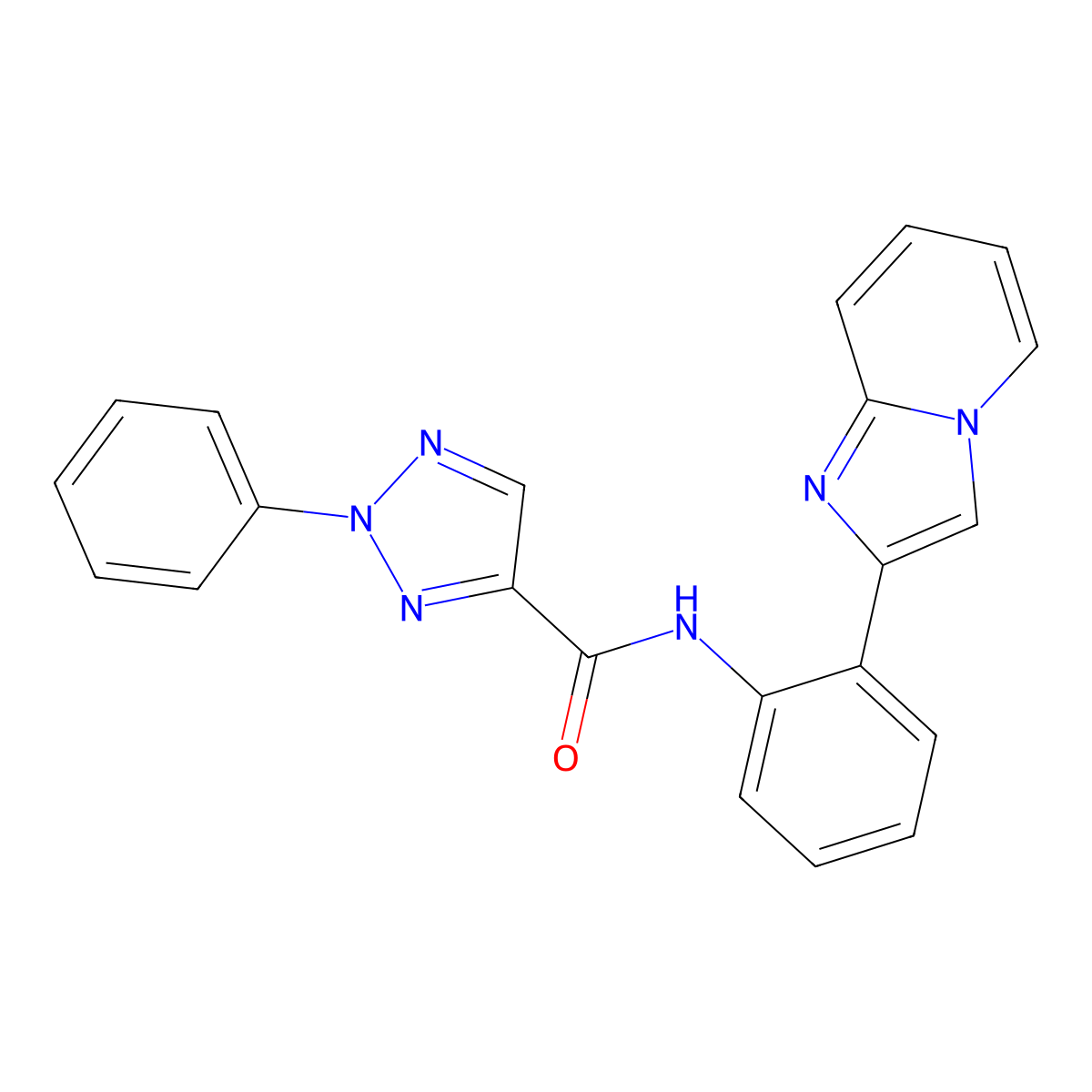 N-(2-{imidazo[1,2-a]pyridin-2-yl}phenyl)-2-phenyl-2H-1,2,3-triazole-4-carboxamide molecular structure, CAS 1798514-63-2