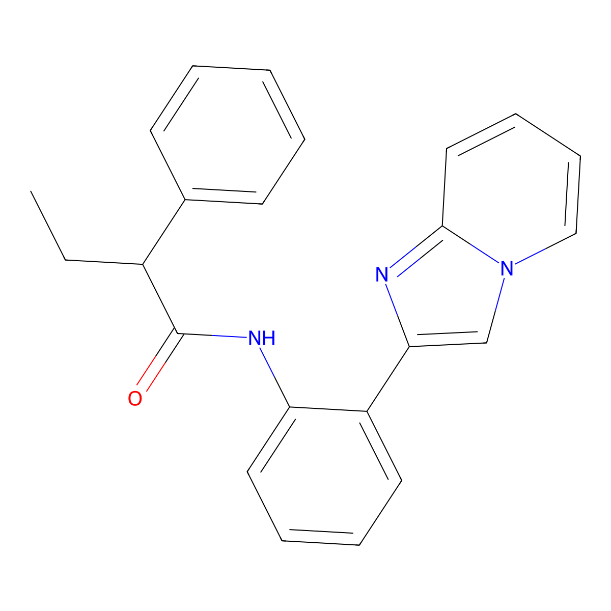 N-(2-(imidazo[1,2-a]pyridin-2-yl)phenyl)-2-phenylbutanamide molecular structure, CAS 1798546-33-4