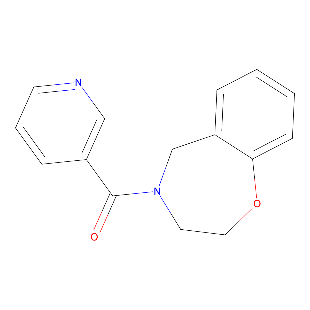 (2,3-dihydrobenzo[f][1,4]oxazepin-4(5H)-yl)(pyridin-3-yl)methanone molecular structure, CAS 1798612-33-5