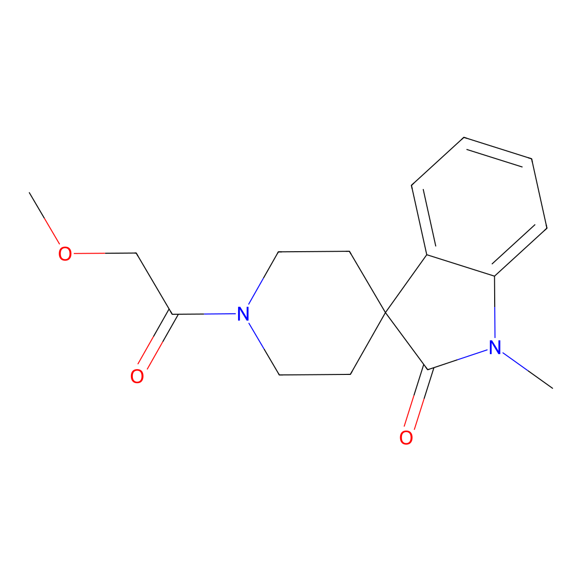 1'-(2-Methoxyacetyl)-1-methylspiro[indoline-3,4'-piperidin]-2-one molecular structure, CAS 1798633-12-1