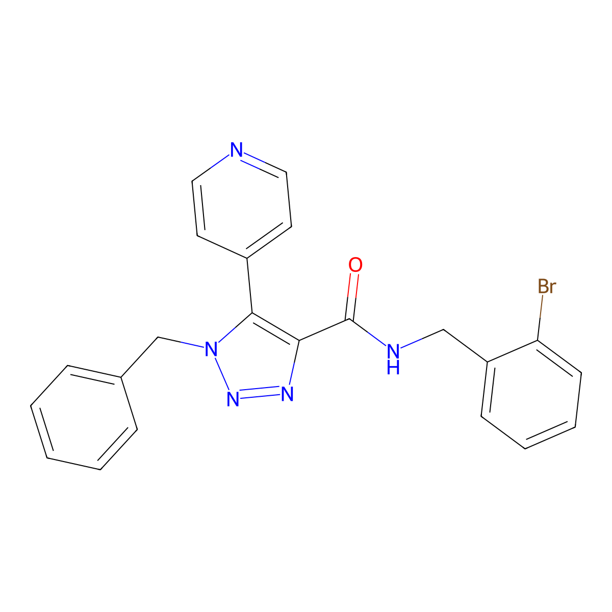 C22H18BrN5O molecular structure, CAS 1798672-83-9