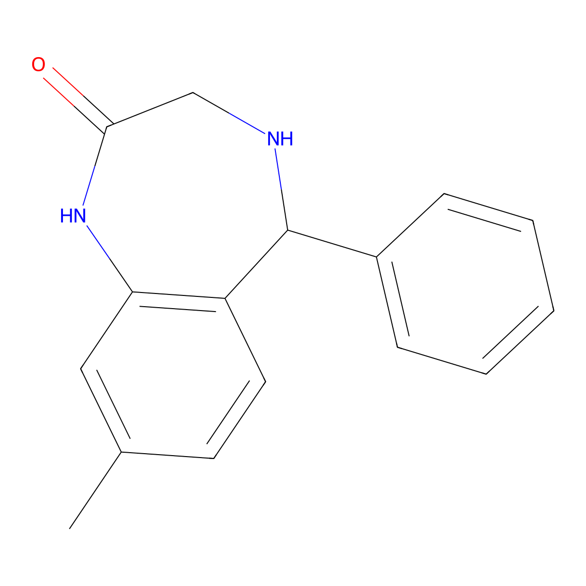 8-methyl-5-phenyl-4,5-dihydro-1H-benzo[e][1,4]diazepin-2(3H)-one molecular structure, CAS 1798718-04-3
