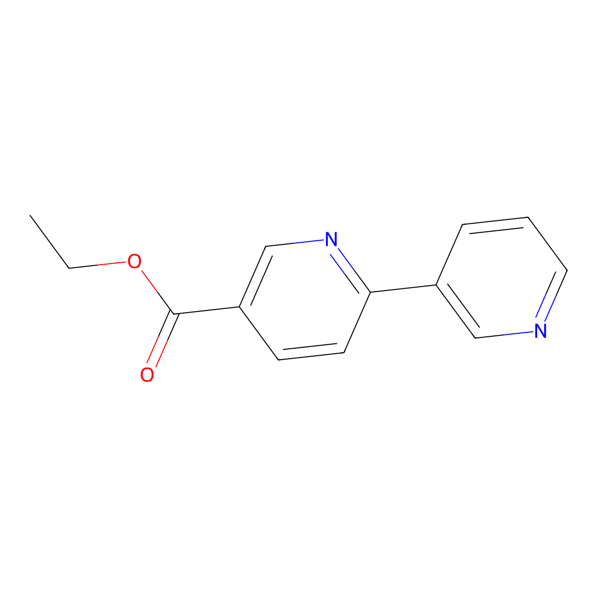 Ethyl [2,3'-bipyridine]-5-carboxylate molecular structure, CAS 179873-52-0