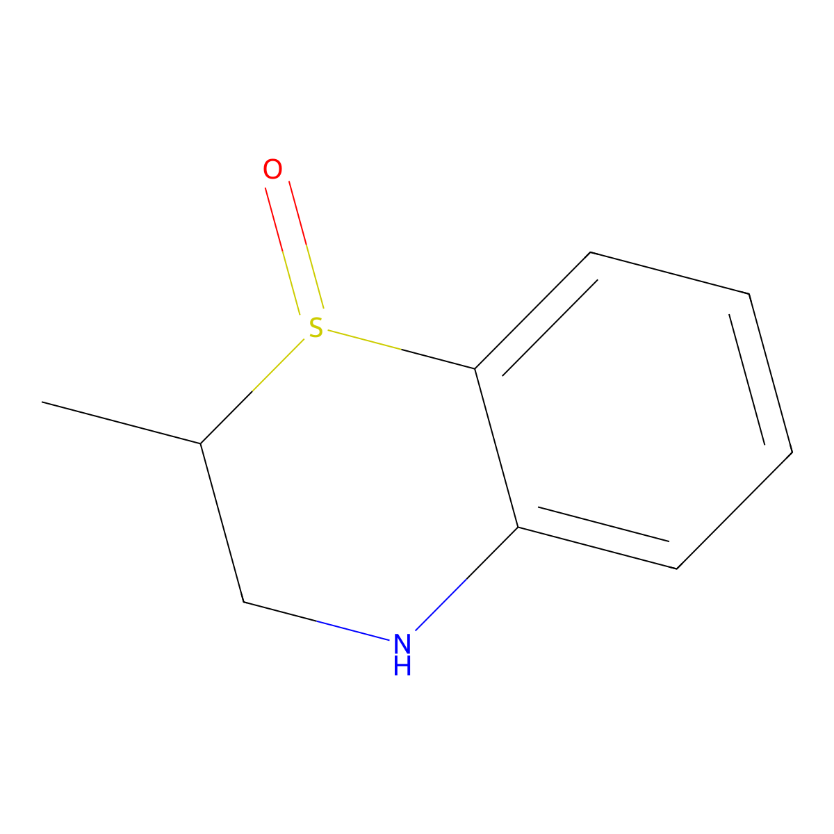 2-methyl-3,4-dihydro-2H-1lambda4,4-benzothiazin-1-one molecular structure, CAS 1798766-57-0