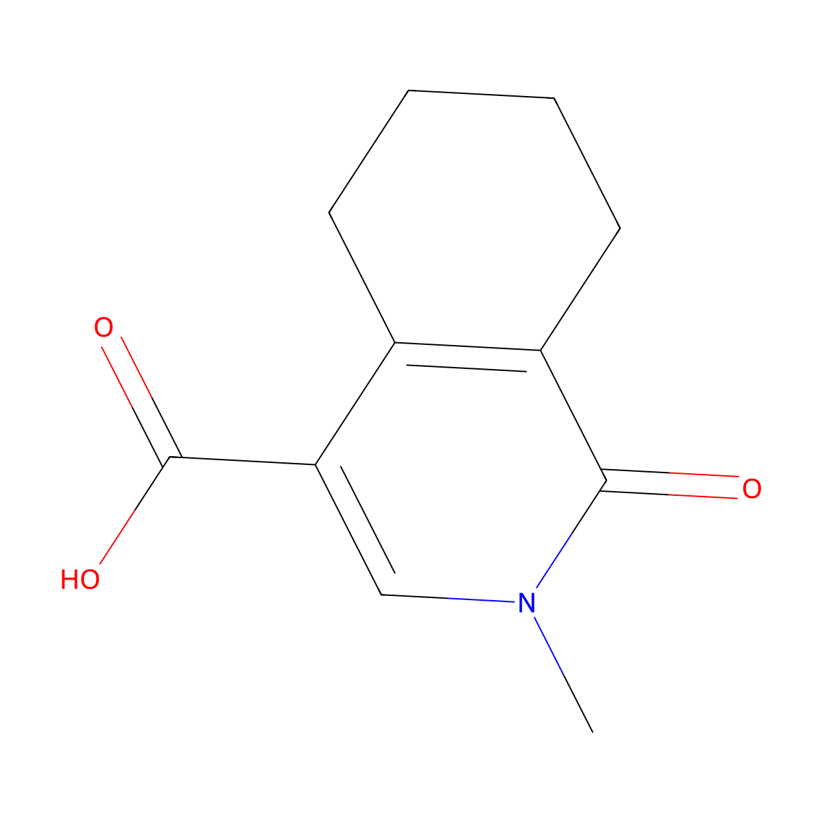 2-Methyl-1-oxo-1,2,5,6,7,8-hexahydroisoquinoline-4-carboxylic acid molecular structure, CAS 1798775-82-2