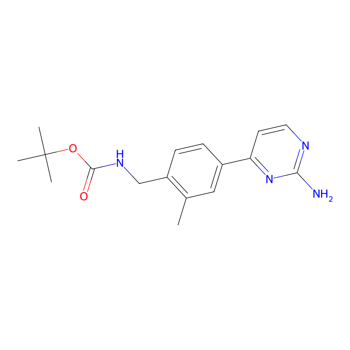 N-[[4-(2-amino-4-pyrimidinyl)-2-methylphenyl]methyl]carbamic acid 1,1-dimethylethyl ester molecular structure, CAS 1798793-38-0