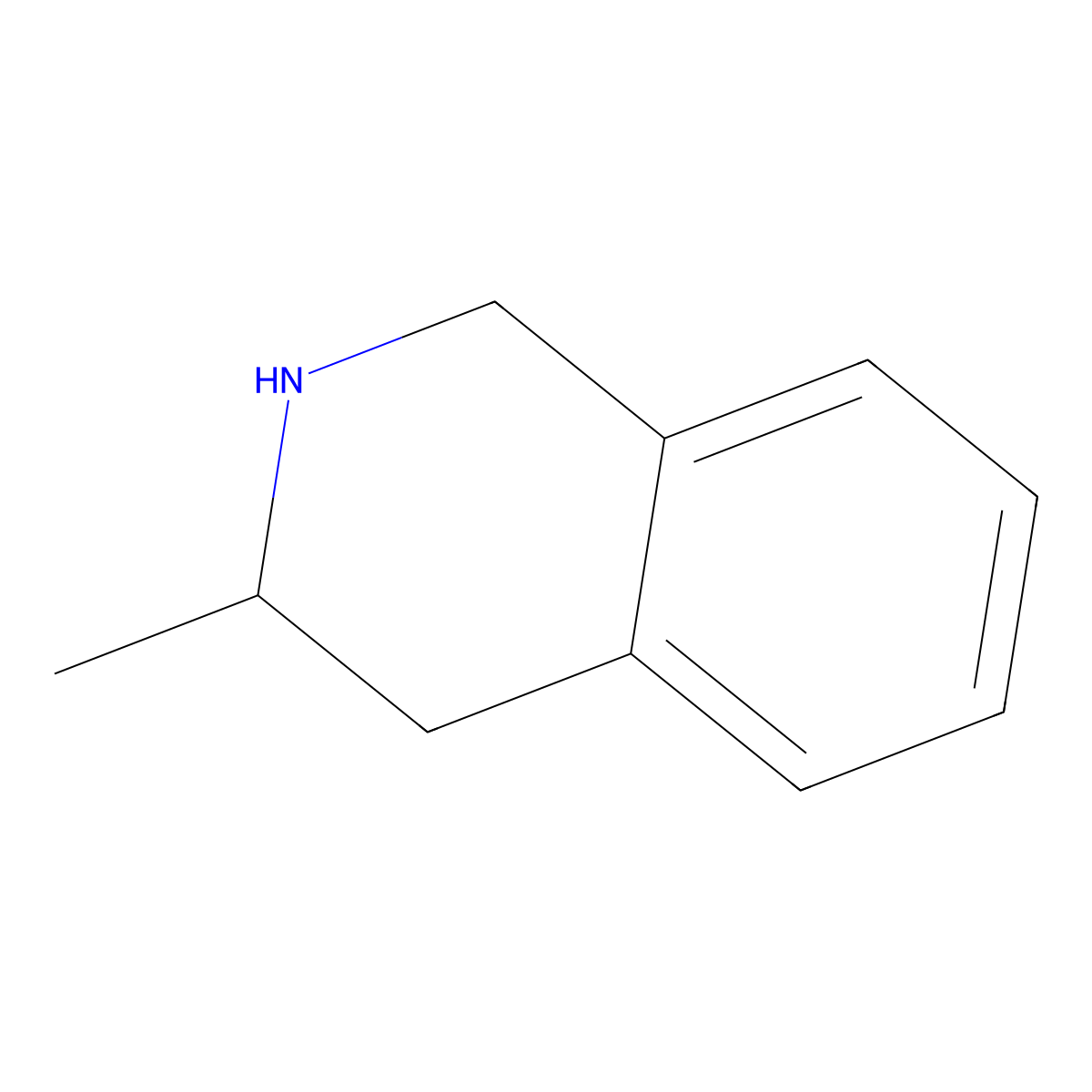 (3R)-3-methyl-1,2,3,4-tetrahydroisoquinoline molecular structure, CAS 179893-97-1